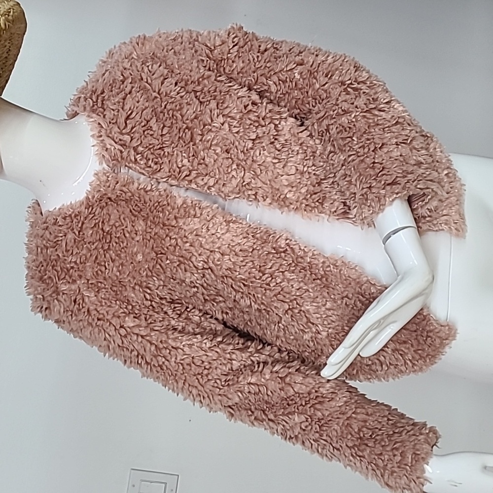 Divided Faux Fur Coat